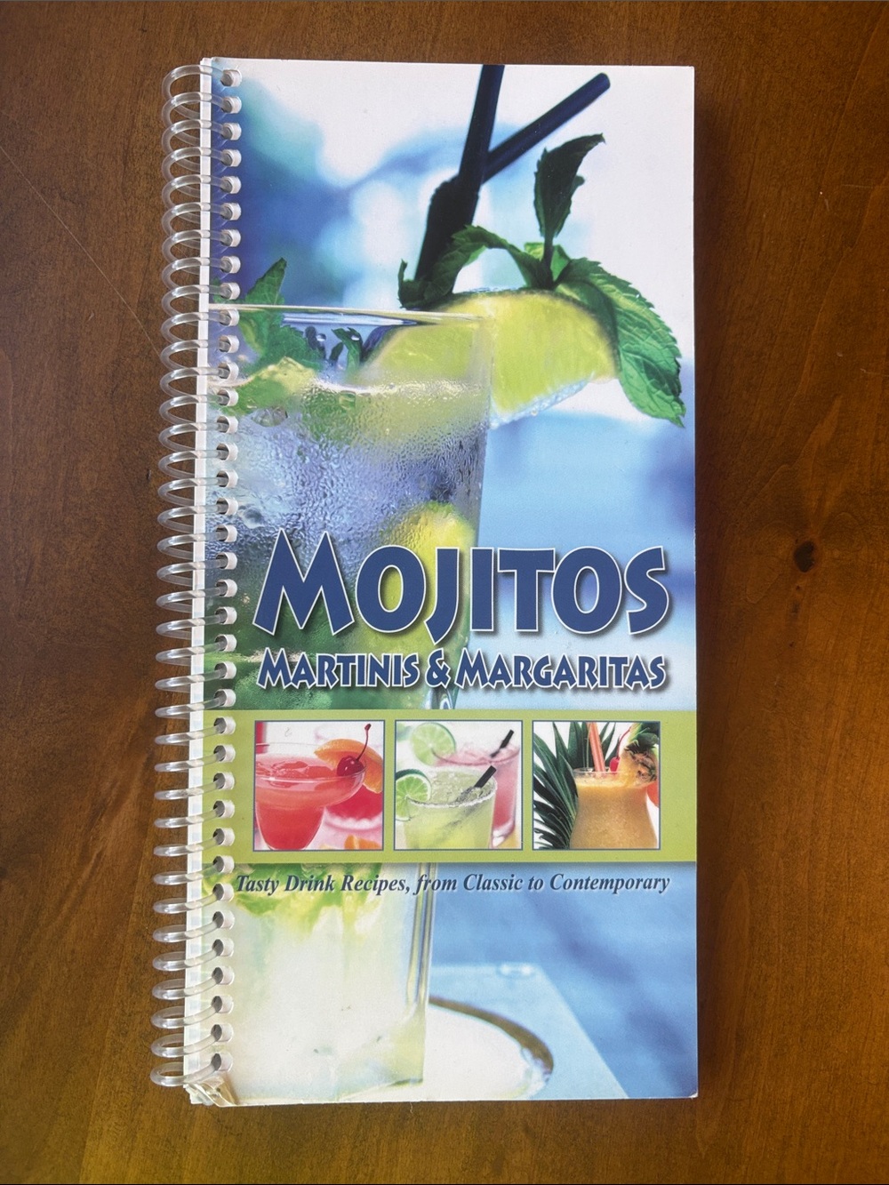 Mojitos Martinis & Margaritas Spiral Cocktail Recipe Book